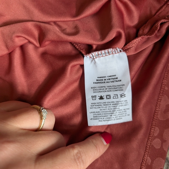 2/$20 Nike Women's Sleeveless Top in Rust Red Leopard XL Golf - Picture 4 of 6